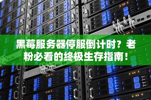 黑莓服务器停服倒计时？老粉必看的终极生存指南！