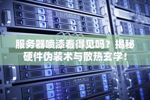 服务器喷漆看得见吗？揭秘硬件伪装术与散热玄学！