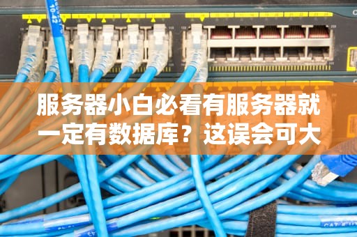 服务器小白必看有服务器就一定有数据库？这误会可大了！