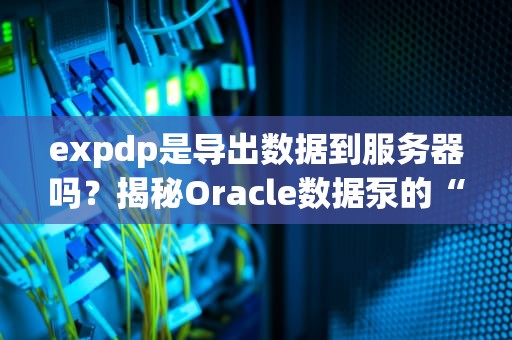 expdp是导出数据到服务器吗？揭秘Oracle数据泵的“搬家”艺术