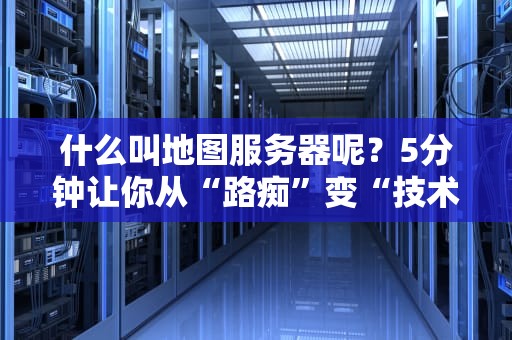 什么叫地图服务器呢？5分钟让你从“路痴”变“技术宅”