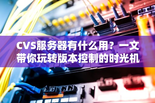 CVS服务器有什么用？一文带你玩转版本控制的时光机！