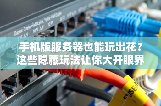手机版服务器也能玩出花？这些隐藏玩法让你大开眼界！