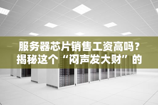 服务器芯片销售工资高吗？揭秘这个“闷声发大财”的行业！