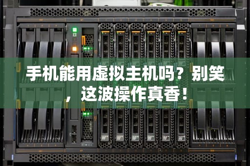 手机能用虚拟主机吗？别笑，这波操作真香！