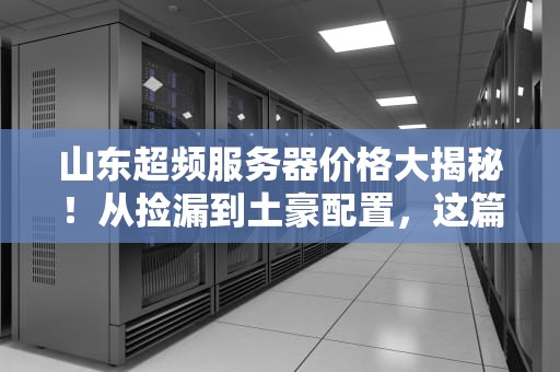 山东超频服务器价格大揭秘！从捡漏到土豪配置，这篇指南让你不花冤枉钱