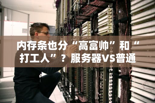 内存条也分“高富帅”和“打工人”？服务器VS普通PC内存条终极对比！