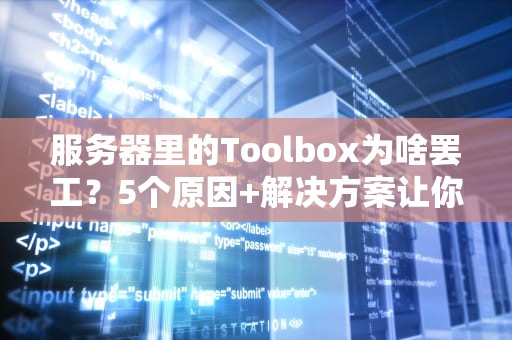 服务器里的Toolbox为啥罢工？5个原因+解决方案让你秒变运维老司机！