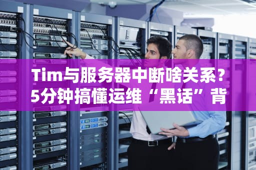 Tim与服务器中断啥关系？5分钟搞懂运维“黑话”背后的血泪史！