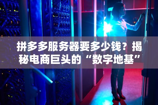 拼多多服务器要多少钱？揭秘电商巨头的“数字地基”成本