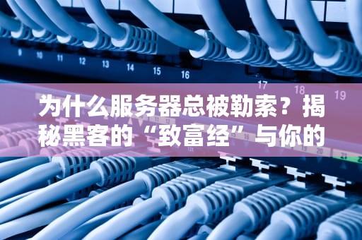 为什么服务器总被勒索？揭秘黑客的“致富经”与你的“防坑指南”