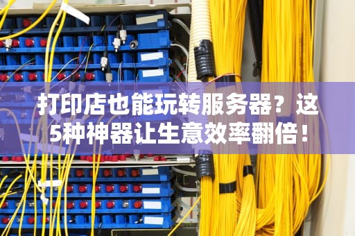 打印店也能玩转服务器？这5种神器让生意效率翻倍！