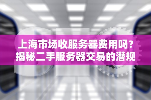 上海市场收服务器费用吗？揭秘二手服务器交易的潜规则！