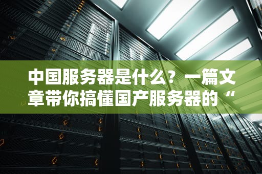 中国服务器是什么？一篇文章带你搞懂国产服务器的“硬核实力”！