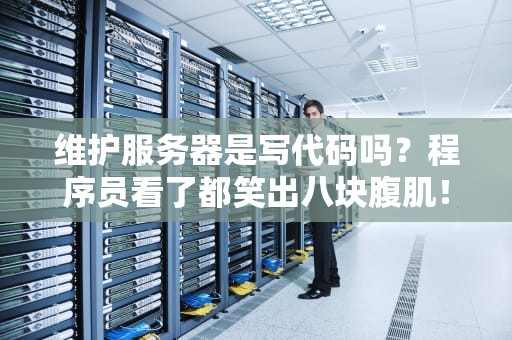 维护服务器是写代码吗？程序员看了都笑出八块腹肌！