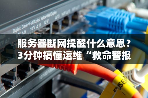 服务器断网提醒什么意思？3分钟搞懂运维“救命警报”！（附实战案例）