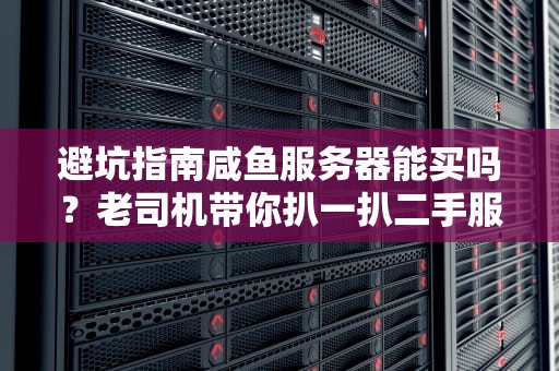 避坑指南咸鱼服务器能买吗？老司机带你扒一扒二手服务器的那些事儿