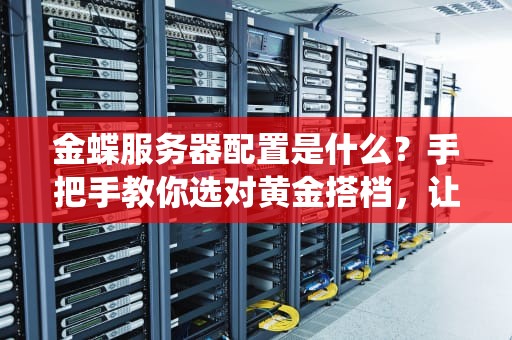 金蝶服务器配置是什么？手把手教你选对黄金搭档，让财务系统飞起来！