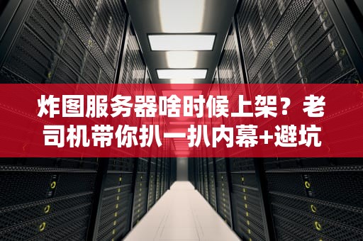 炸图服务器啥时候上架？老司机带你扒一扒内幕+避坑指南！