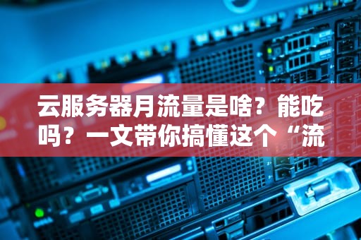云服务器月流量是啥？能吃吗？一文带你搞懂这个“流量大胃王”！