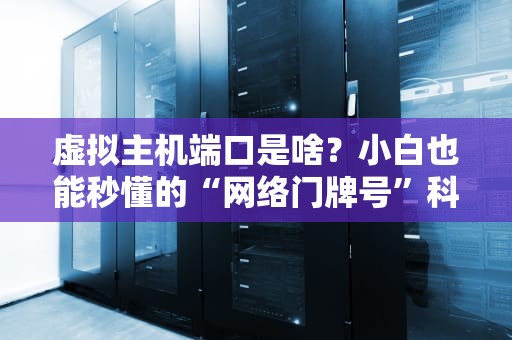虚拟主机端口是啥？小白也能秒懂的“网络门牌号”科普！