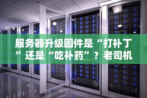 服务器升级固件是“打补丁”还是“吃补药”？老司机带你搞懂硬核真相！