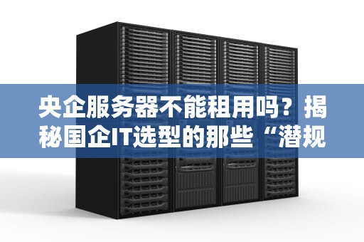 央企服务器不能租用吗？揭秘国企IT选型的那些“潜规则”