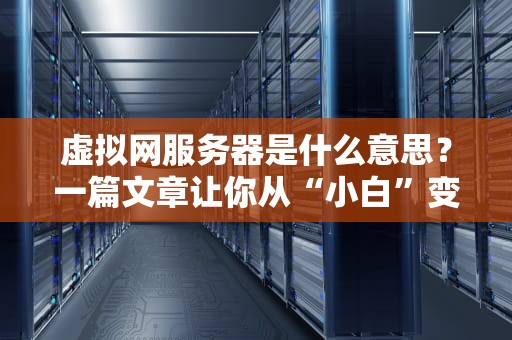 虚拟网服务器是什么意思？一篇文章让你从“小白”变“大神”！