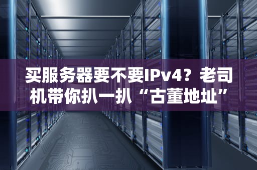 买服务器要不要IPv4？老司机带你扒一扒“古董地址”的真相！