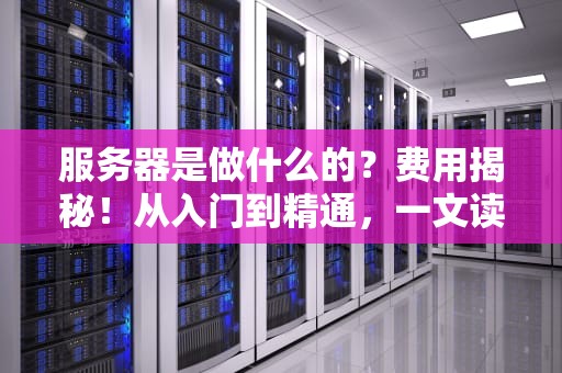 服务器是做什么的？费用揭秘！从入门到精通，一文读懂“数据大管家”