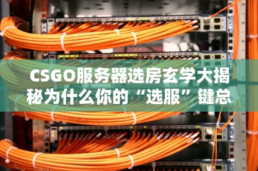 CSGO服务器选房玄学大揭秘为什么你的“选服”键总玩失踪？