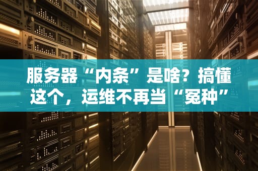 服务器“内条”是啥？搞懂这个，运维不再当“冤种”！
