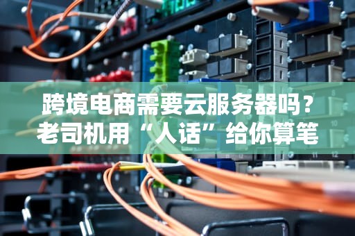 跨境电商需要云服务器吗？老司机用“人话”给你算笔明白账！