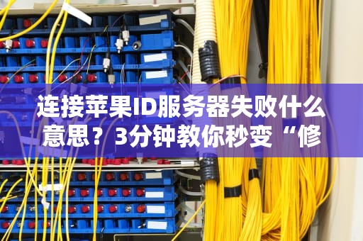 连接苹果ID服务器失败什么意思？3分钟教你秒变“修机达人”！