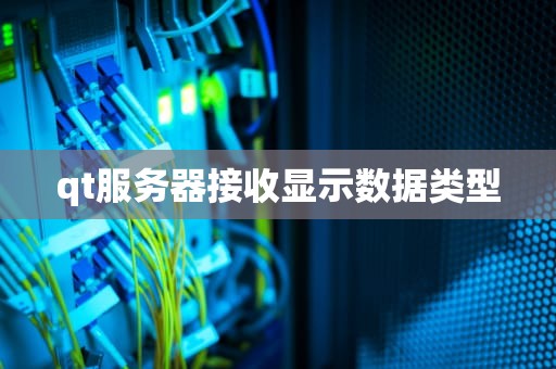 qt服务器接收显示数据类型