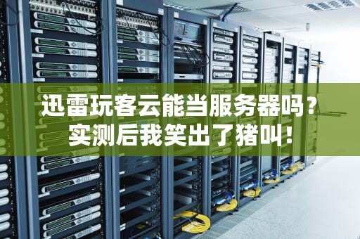 迅雷玩客云能当服务器吗？实测后我笑出了猪叫！