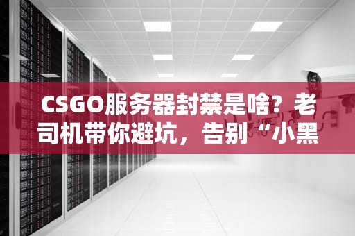 CSGO服务器封禁是啥？老司机带你避坑，告别“小黑屋”警告！