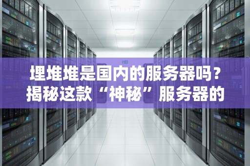 埋堆堆是国内的服务器吗？揭秘这款“神秘”服务器的真实身份！