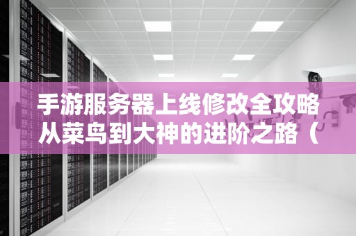 手游服务器上线修改全攻略从菜鸟到大神的进阶之路（附避坑指南）