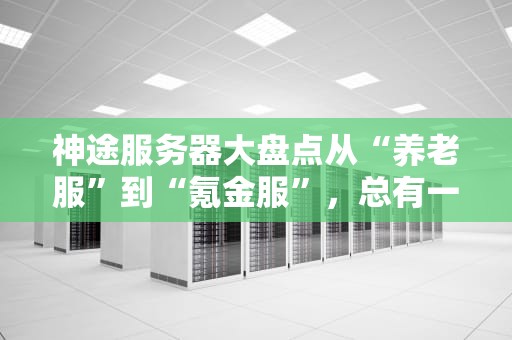 神途服务器大盘点从“养老服”到“氪金服”，总有一款适合你！