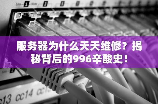 服务器为什么天天维修？揭秘背后的996辛酸史！