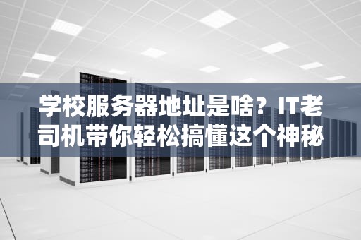 学校服务器地址是啥？IT老司机带你轻松搞懂这个神秘代码！