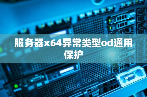 服务器x64异常类型od通用保护