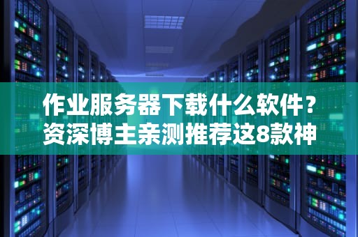 作业服务器下载什么软件？资深博主亲测推荐这8款神器！