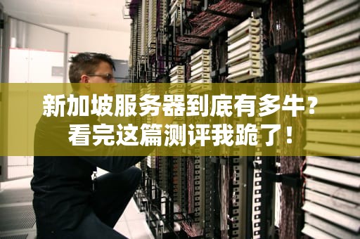 新加坡服务器到底有多牛？看完这篇测评我跪了！