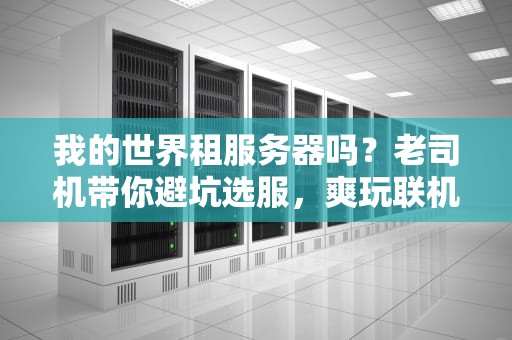 我的世界租服务器吗？老司机带你避坑选服，爽玩联机不翻车！