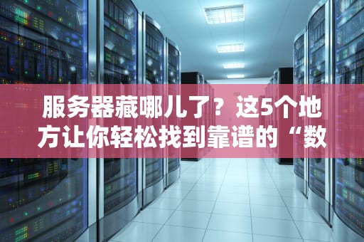 服务器藏哪儿了？这5个地方让你轻松找到靠谱的“数字房东”！