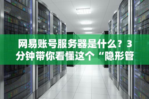 网易账号服务器是什么？3分钟带你看懂这个“隐形管家”的日常！