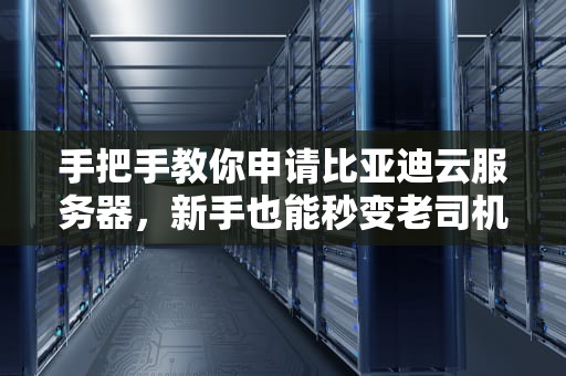 手把手教你申请比亚迪云服务器，新手也能秒变老司机！