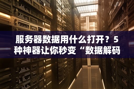 服务器数据用什么打开？5种神器让你秒变“数据解码侠”！